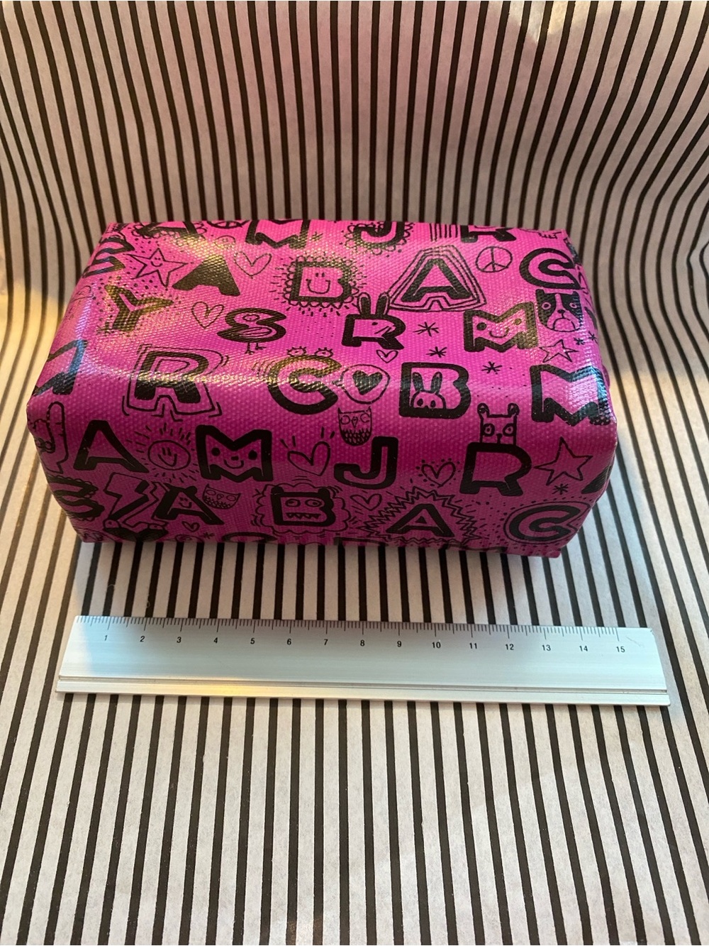 Marc Jacob - Pink Graphic Print Women's Pouch